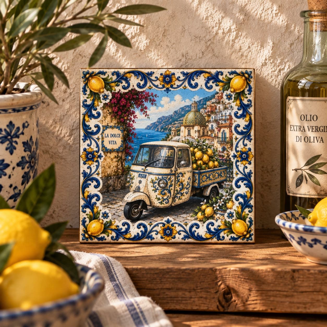 La Dolce Vita — Amalfi Ape Ceramic Tile