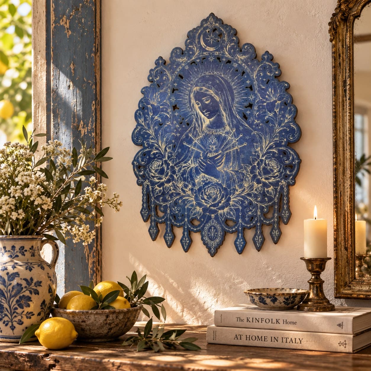 Madonna Celeste — Sacred Heart Wall Art